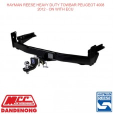 HAYMAN REESE HEAVY DUTY TOWBAR PEUGEOT 4008 2012 - ON WITH ECU